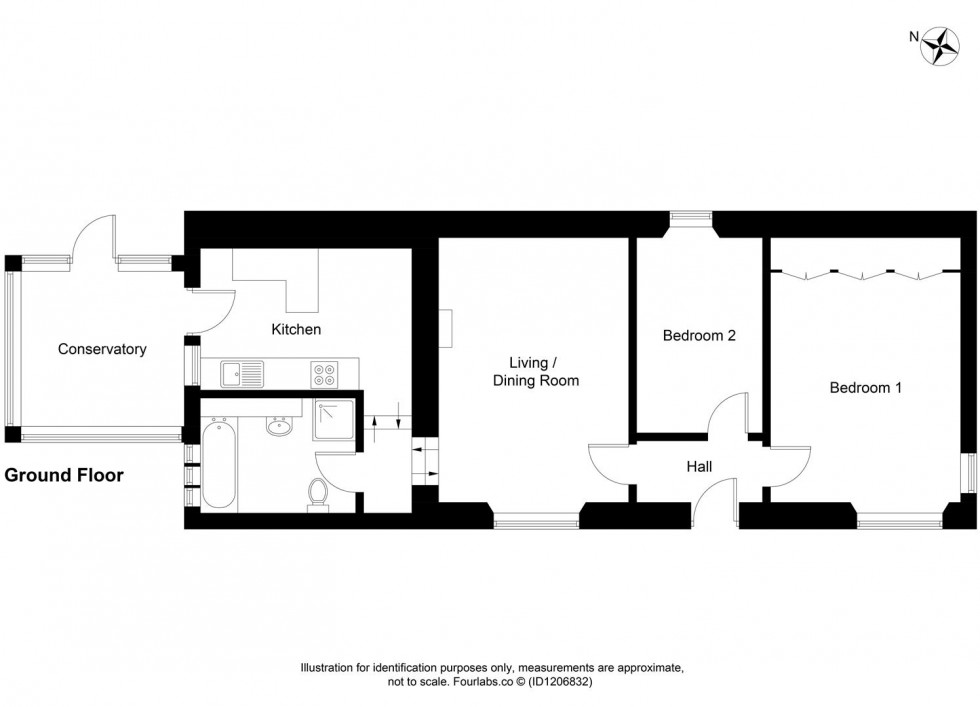 Floorplan for School Street, Markinch