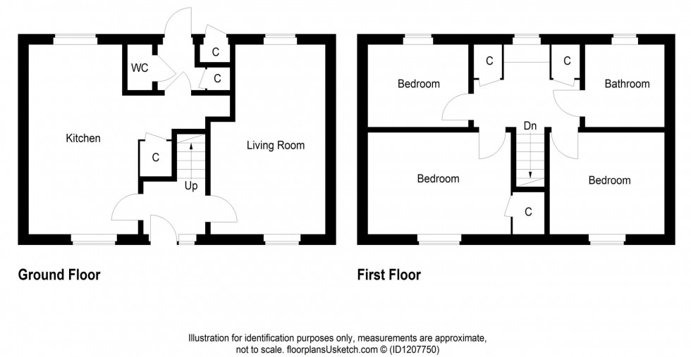 Floorplan for Ellon Park, Glenrothes
