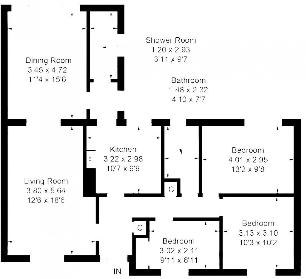 Floorplan for Main Street, Milton Of Balgonie, Glenrothes
