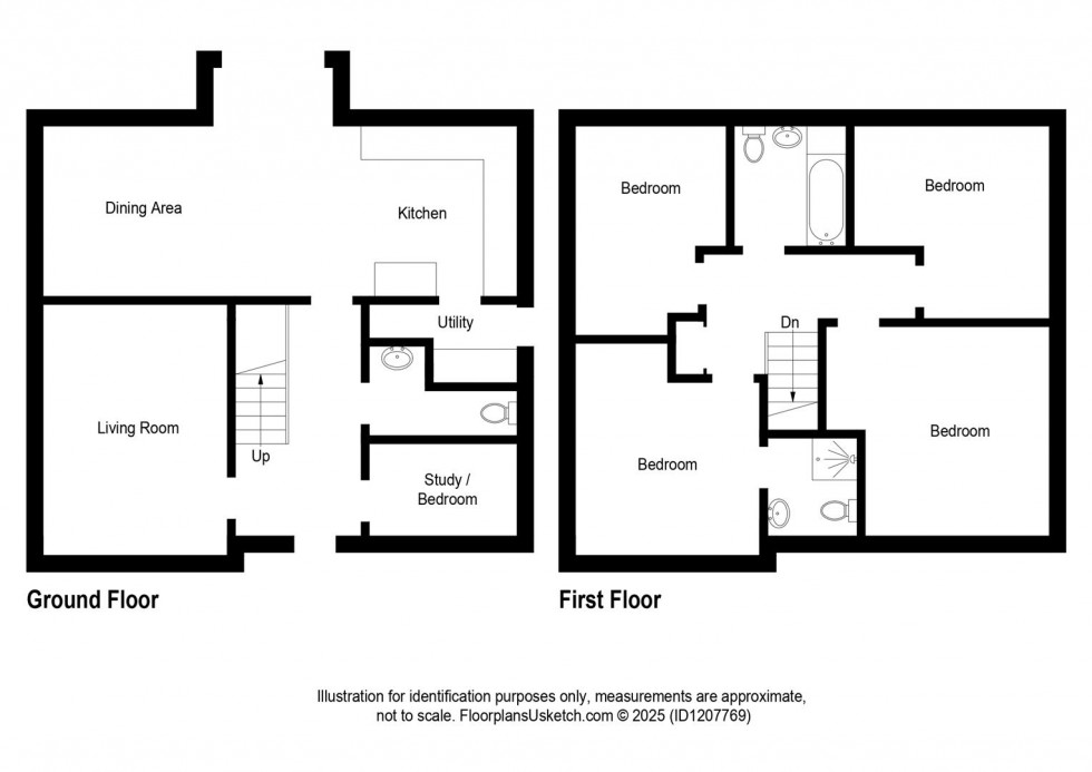 Floorplan for Inverlochy Crescent, Inverness