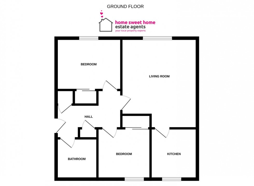 Floorplan for Holm Dell Court, Inverness