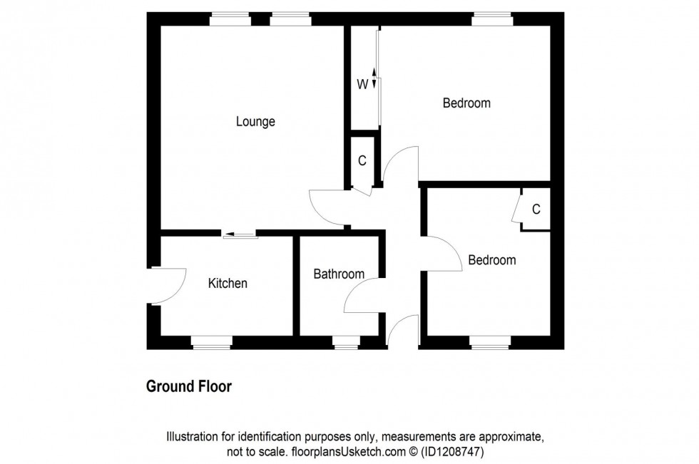 Floorplan for Westbank, Auchtermuchty, Cupar