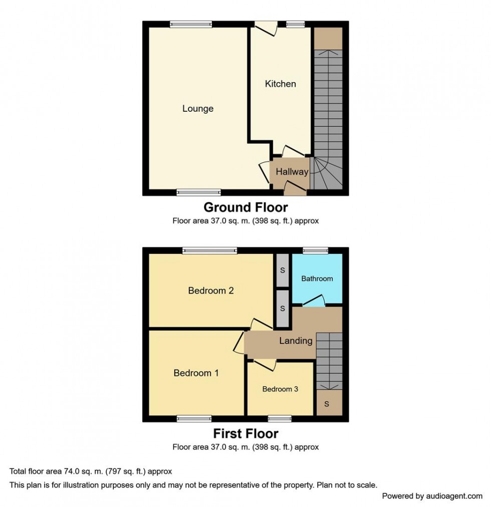 Floorplan for Warout Road, Glenrothes