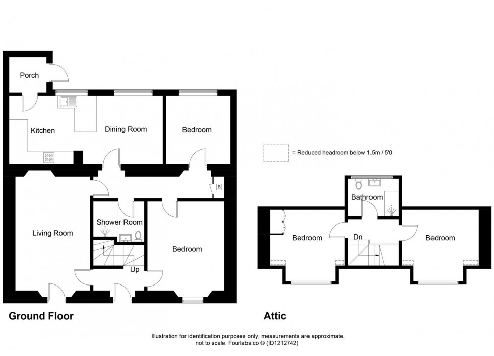 Floorplan for Eden Valley Cottage, Freuchie, Cupar