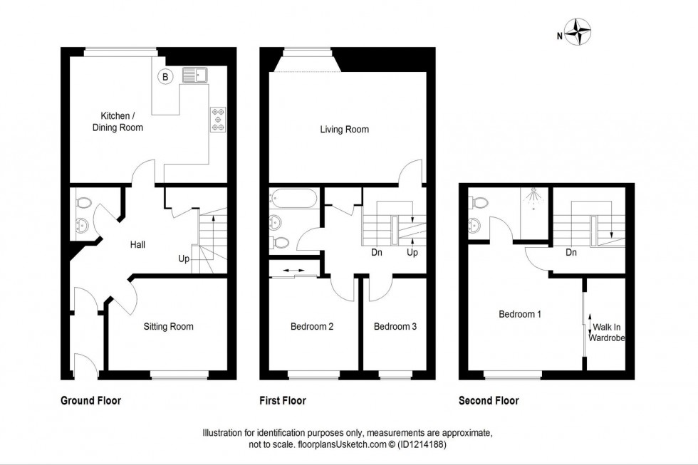 Floorplan for Walter Lumsden Court, Freuchie, Cupar