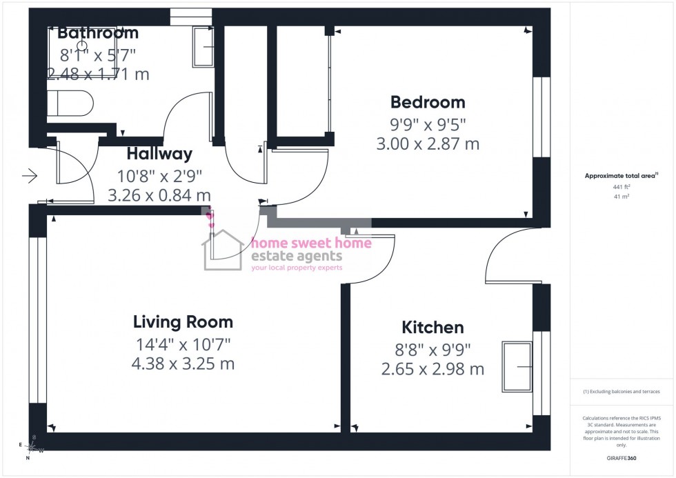 Floorplan for Kincraig Terrace, Inverness, IV3