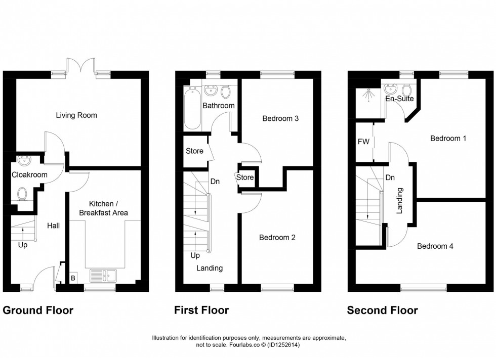 Floorplan for Cutter Wynd, Glenrothes, KY7