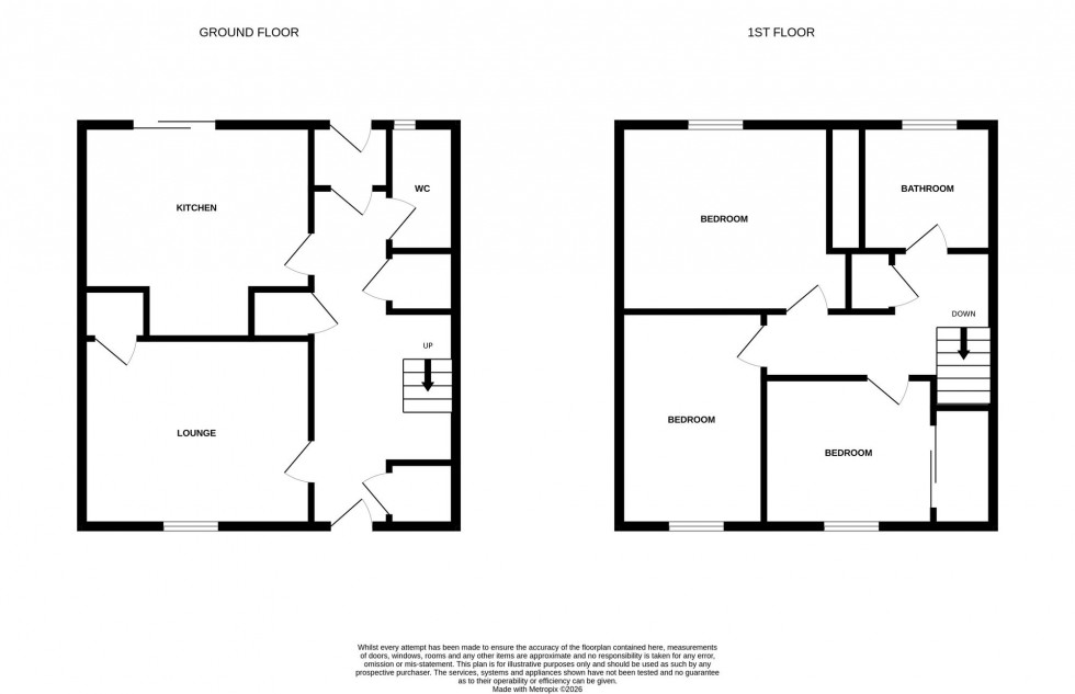 Floorplan for Young Terrace, Cowdenbeath, KY4