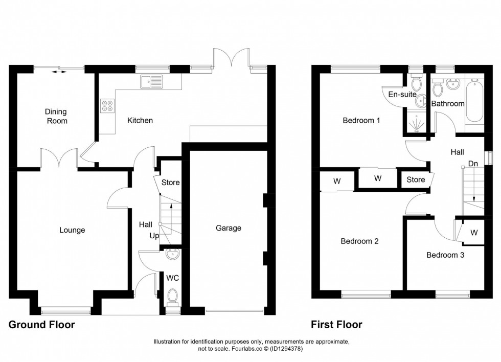 Floorplan for Fleming Place, Glenrothes, KY7