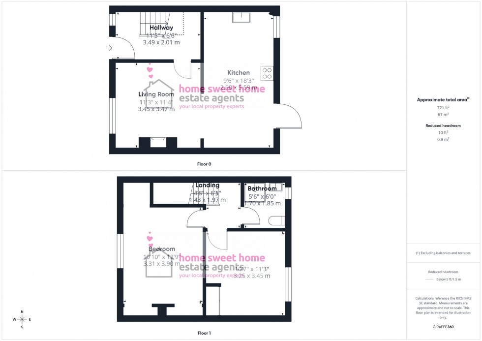 Floorplan for St. Margaret's Road, Inverness, IV3