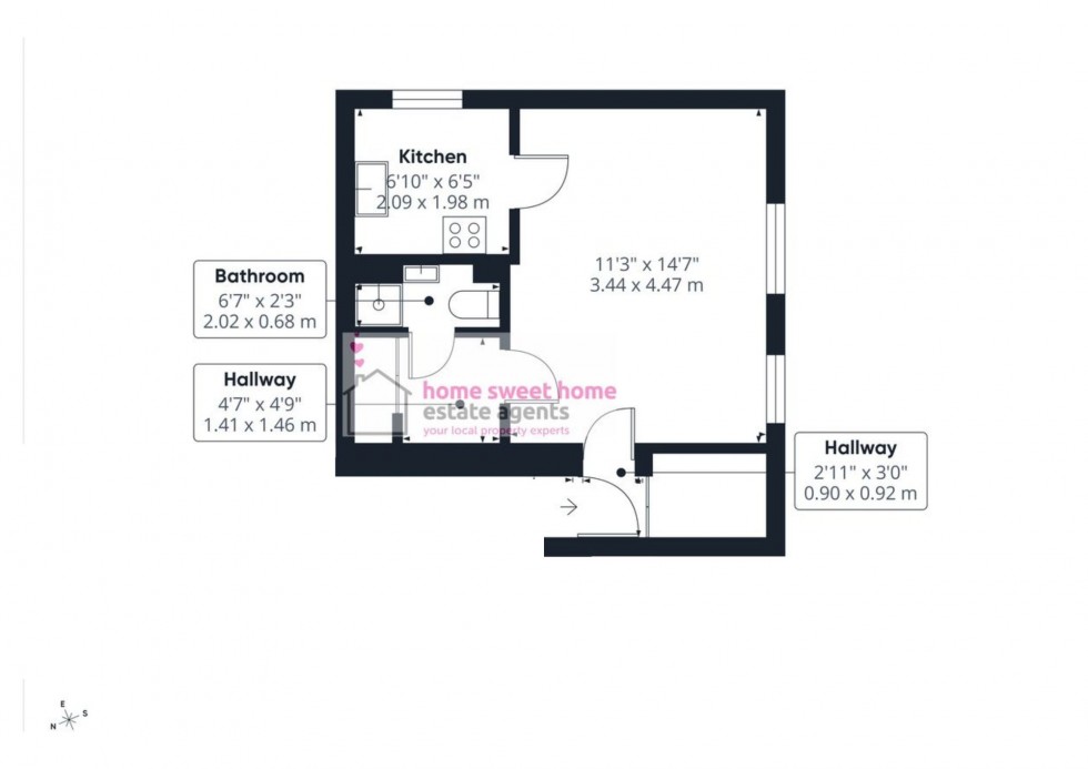 Floorplan for Hazel Avenue, Culloden, IV2