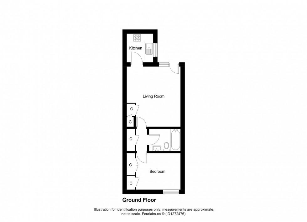 Floorplan for High Street, Methil, KY8