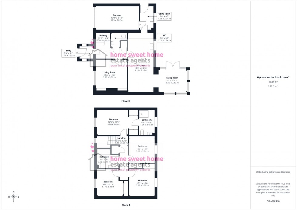 Floorplan for Ness Street, Nairn, IV12