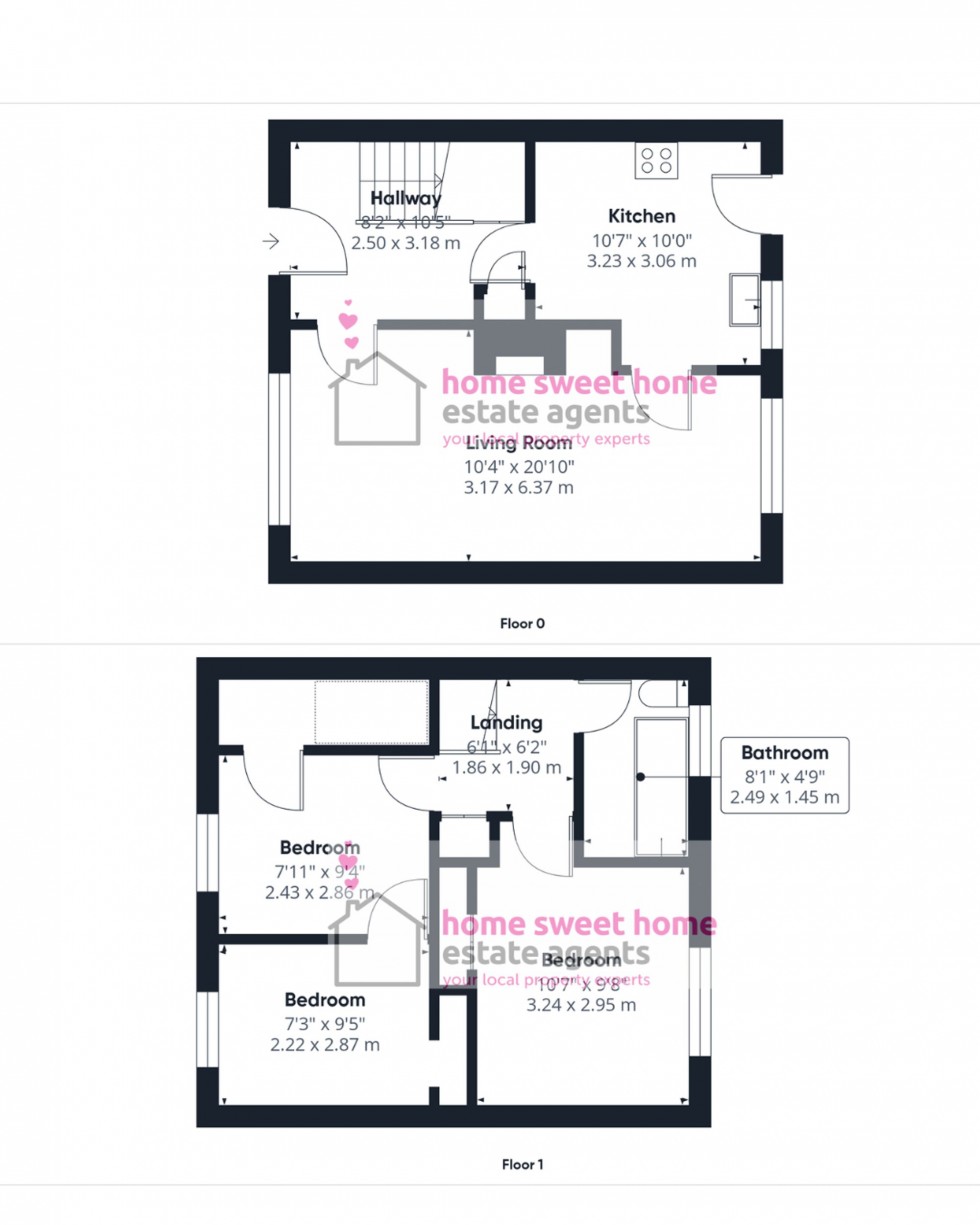 Floorplan for Stewart Street, Nairn, IV12