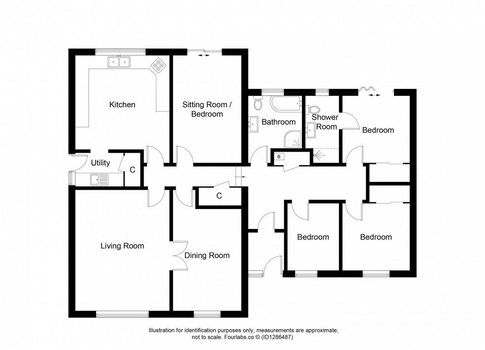 Floorplan for Prestonhall Road, Glenrothes, KY7