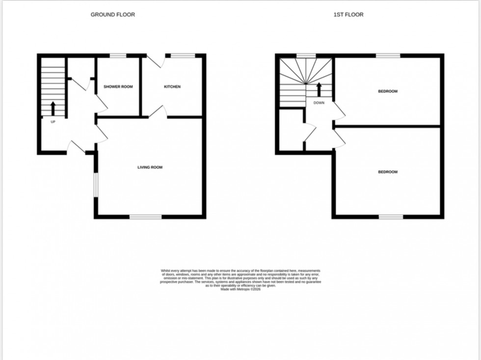 Floorplan for Viewfield Terrace, Lumphinnans, KY4