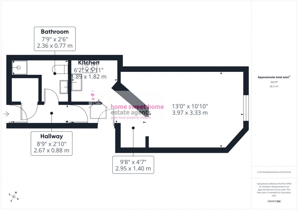Floorplan for Young Street, Inverness, IV3
