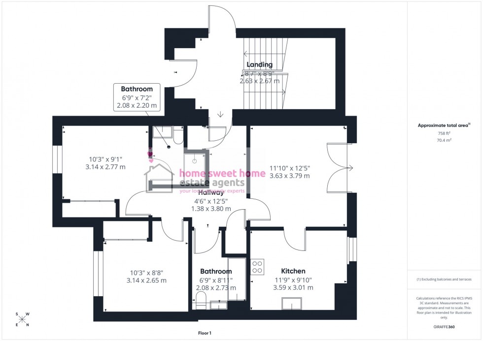 Floorplan for Broomhall Court, Inverness, IV2