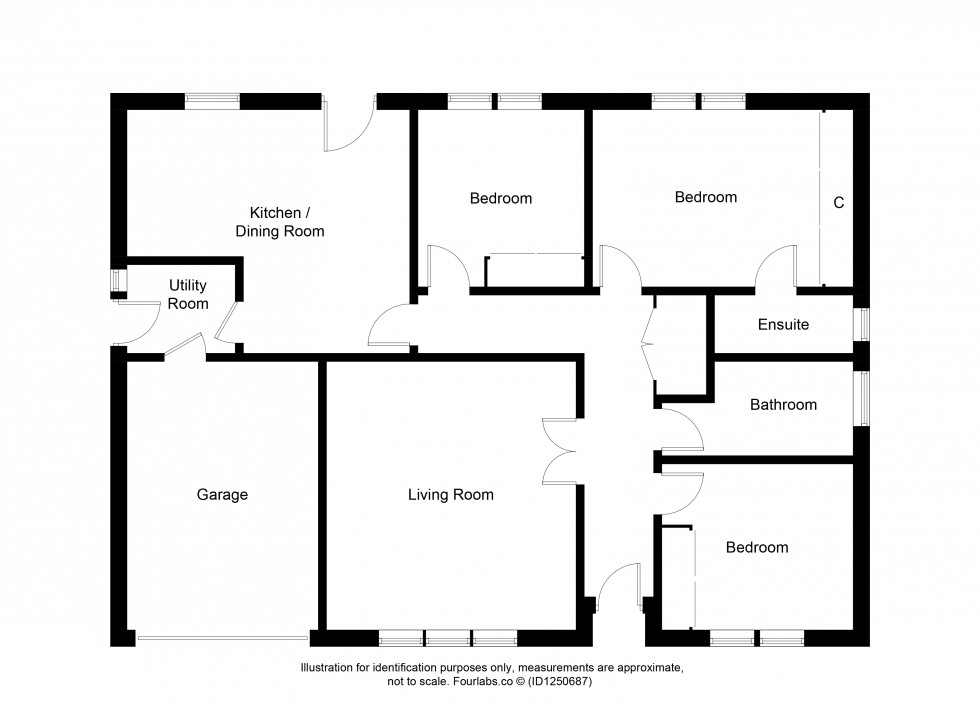 Floorplan for Prestonhall Road, Glenrothes, KY7