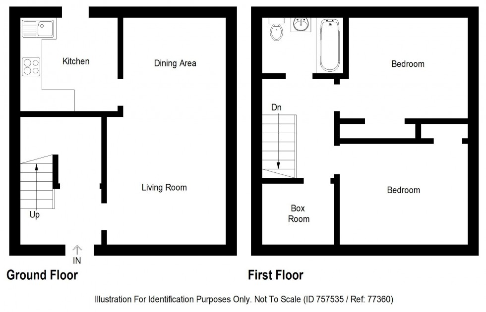 Floorplan for Wyvis Place, Inverness, IV3