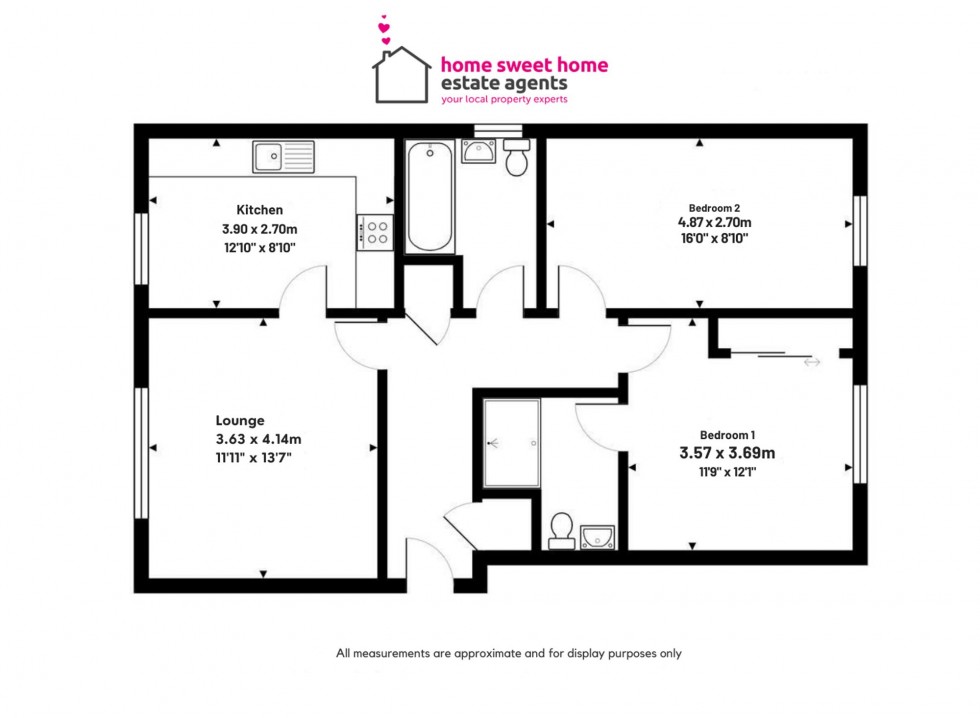 Floorplan for Countess Park, Slackbuie, IV2