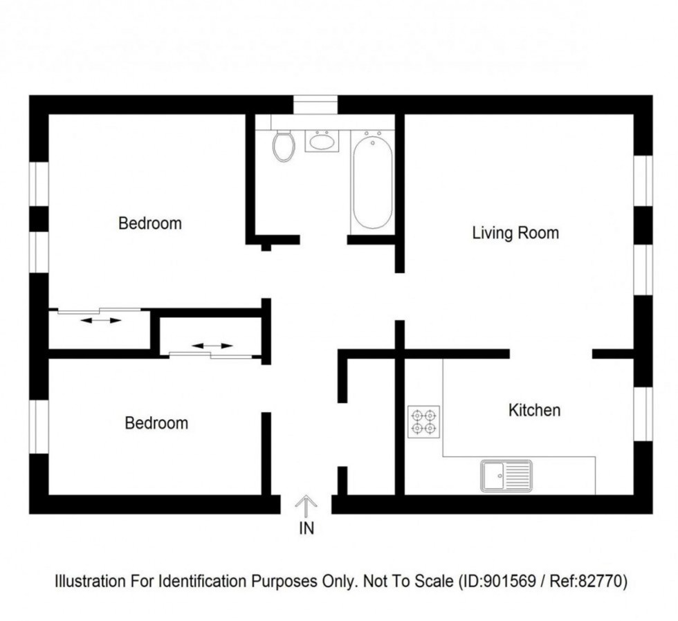 Floorplan for Castle Heather Drive, Inverness, IV2