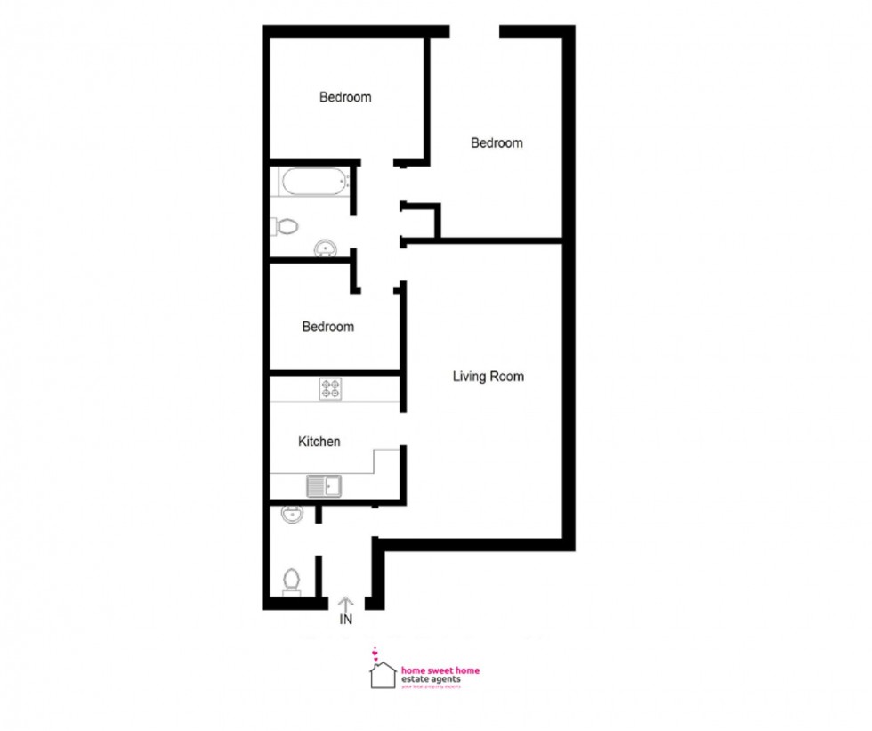 Floorplan for Osprey Crescent, Nairn, IV12