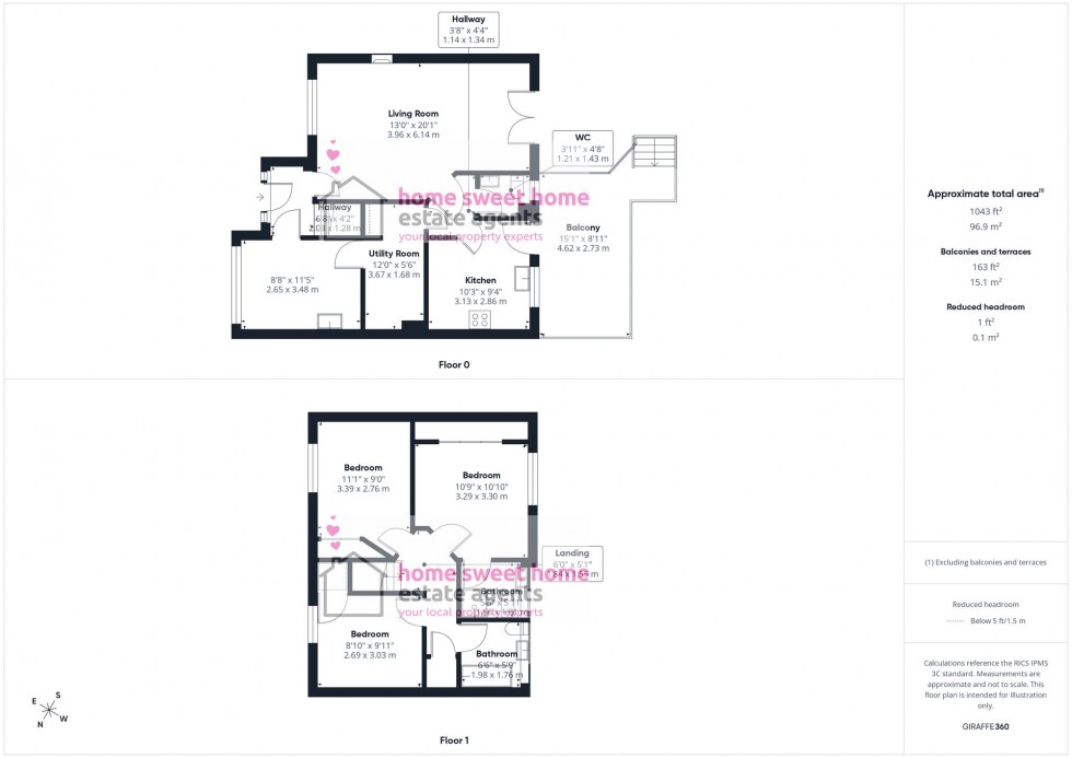 Floorplan for Moray Park Crescent, Culloden, IV2