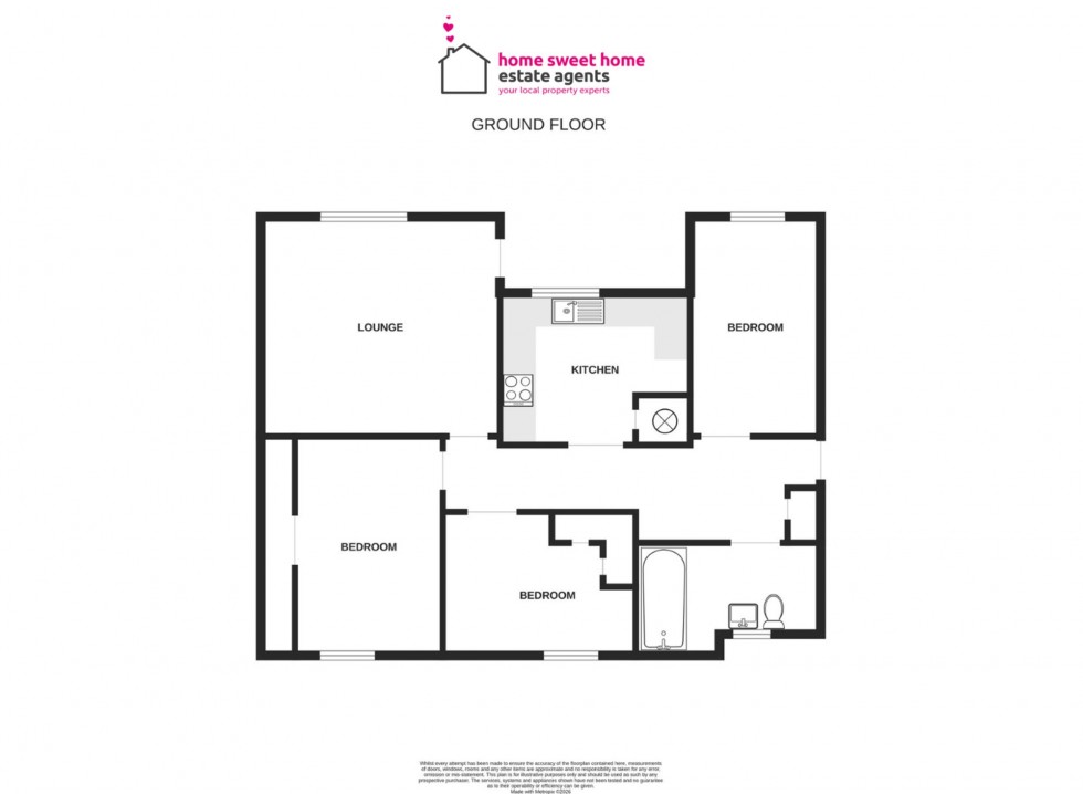 Floorplan for Bruce Gardens, Inverness, IV3