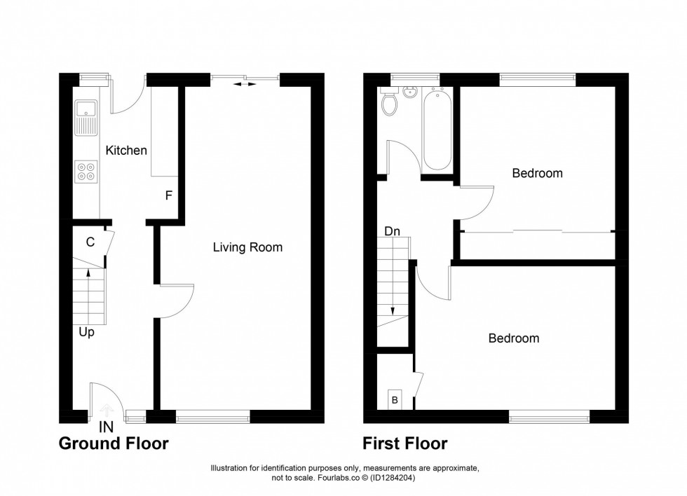 Floorplan for Laurel Crescent, Kirkcaldy, KY2