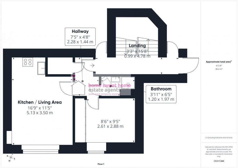 Floorplan for Stephens Street, Inverness, IV2