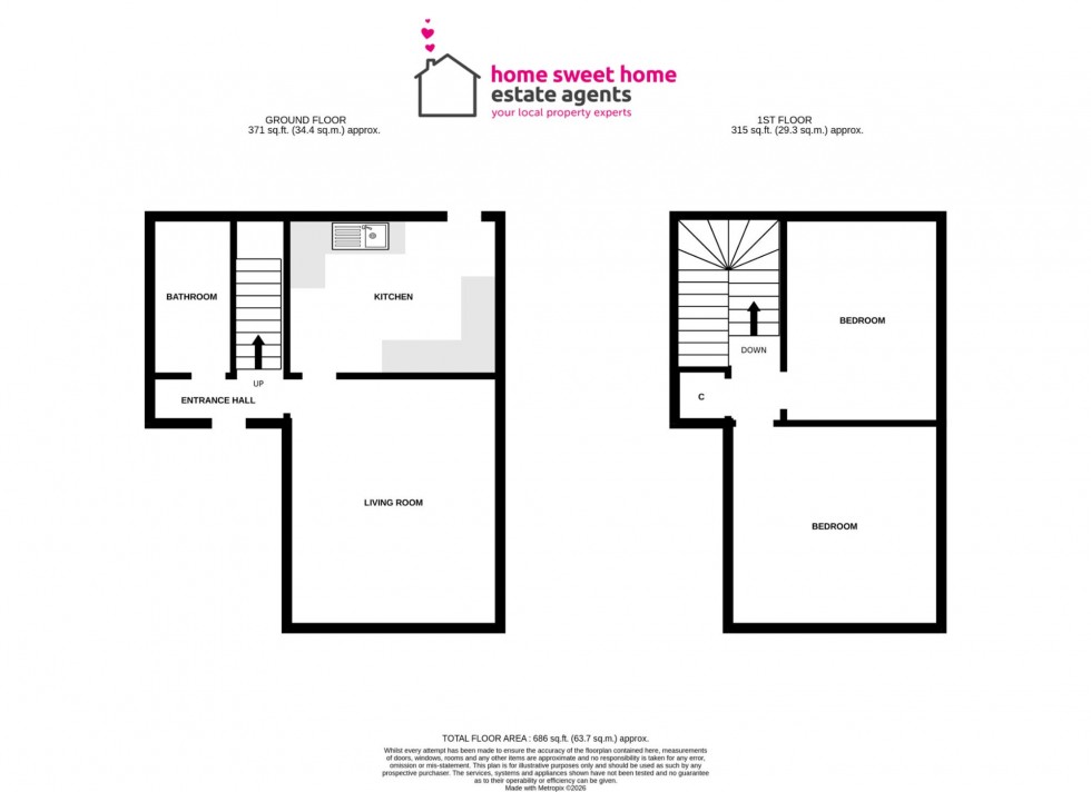 Floorplan for Lochalsh Road, Inverness, IV3