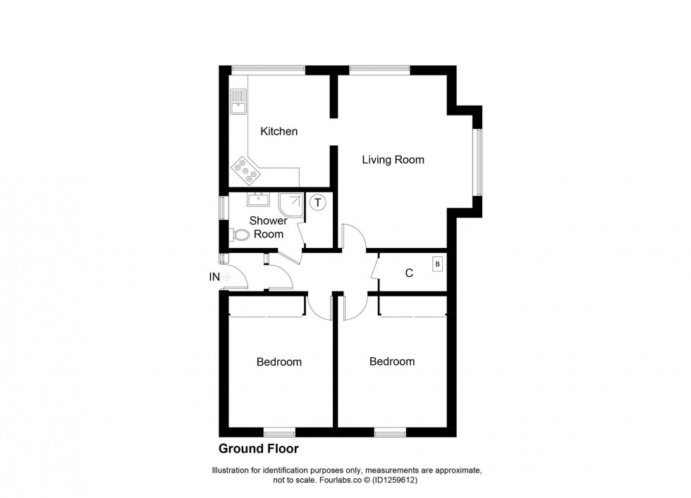 Floorplan for Scoonie Court, Leven, KY8