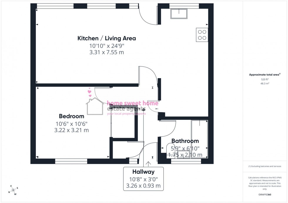 Floorplan for Suilven Way, Inverness, IV3
