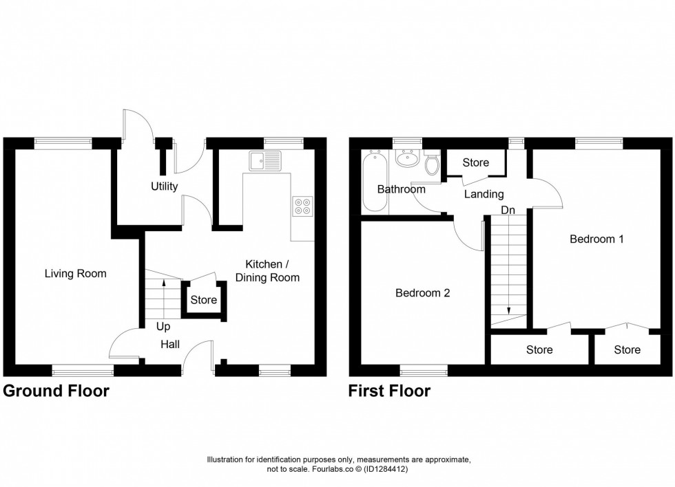 Floorplan for Ellon Park, Glenrothes, KY7