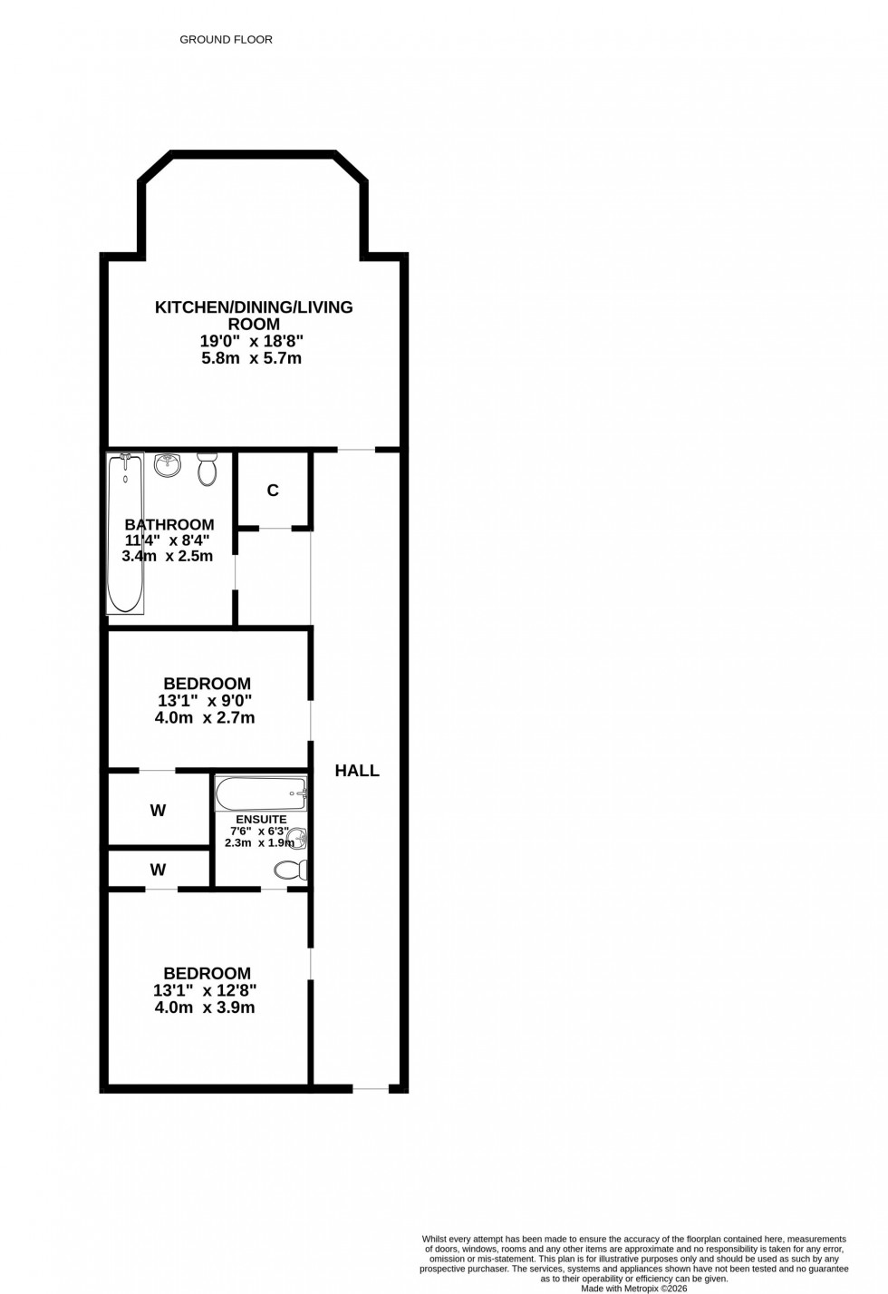 Floorplan for Great Glen Place, Inverness, IV3