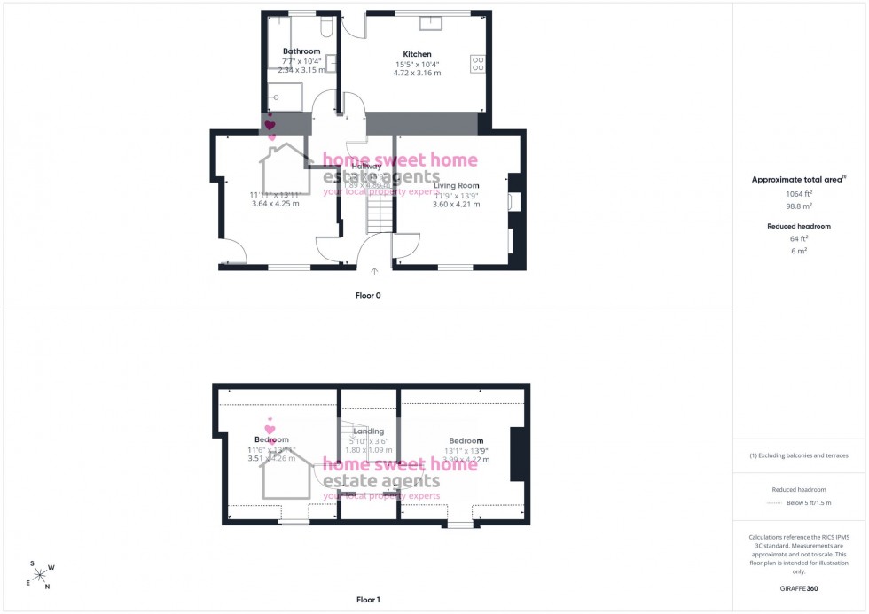 Floorplan for India Street, Inverness, IV3