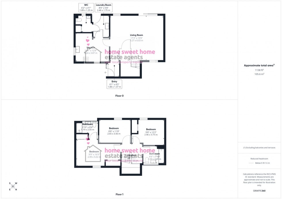 Floorplan for Campbell Court, Croy, IV2