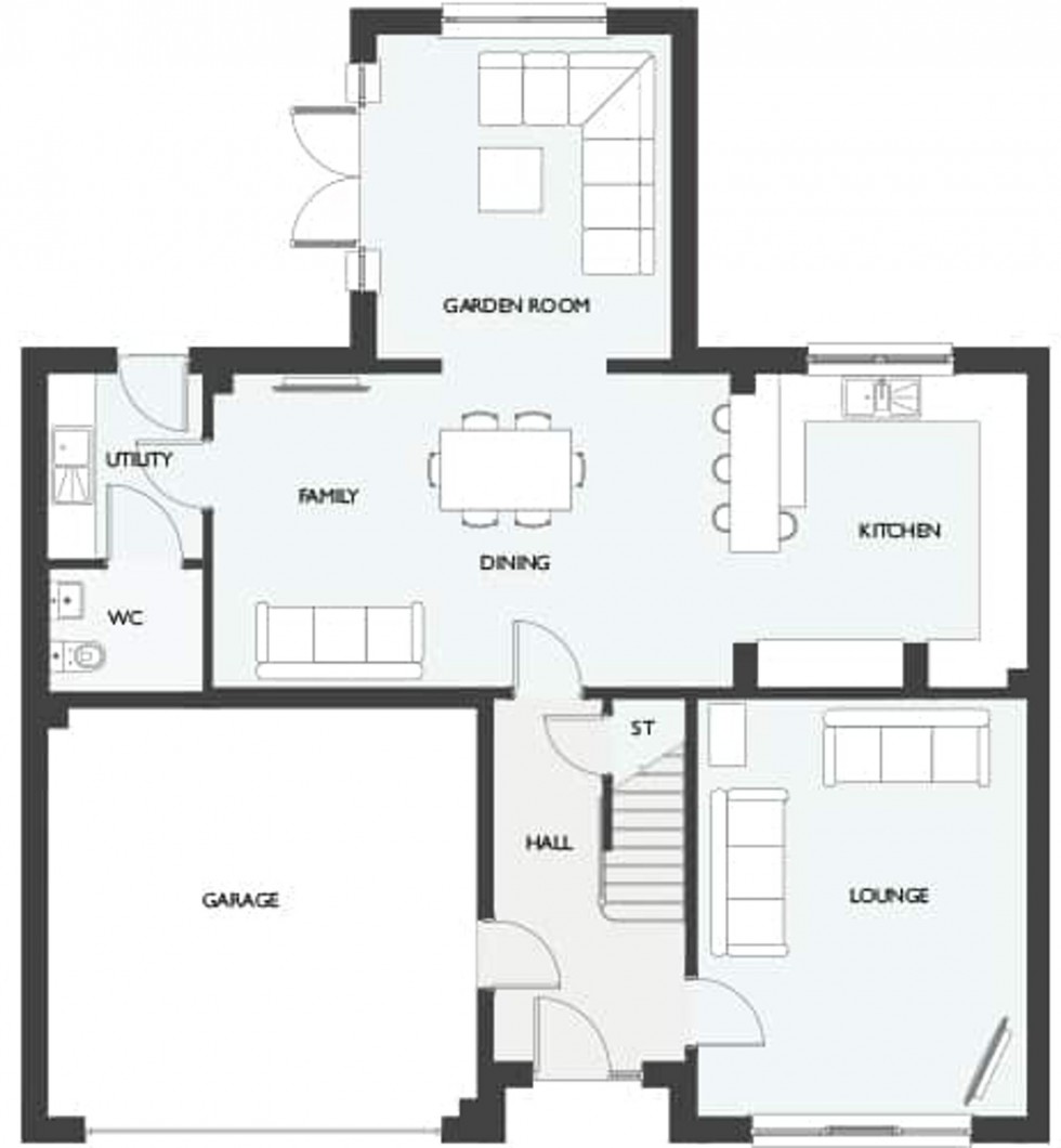 Floorplan for Torvean, Plot 32- Mitchell Grand, IV3