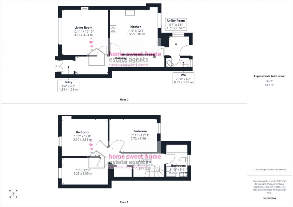 Floorplan for Kenneth Street, Inverness, IV3