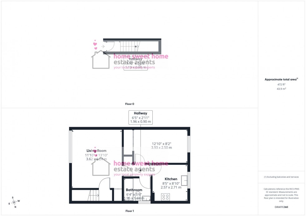 Floorplan for Kingsview Terrace, Inverness, IV3