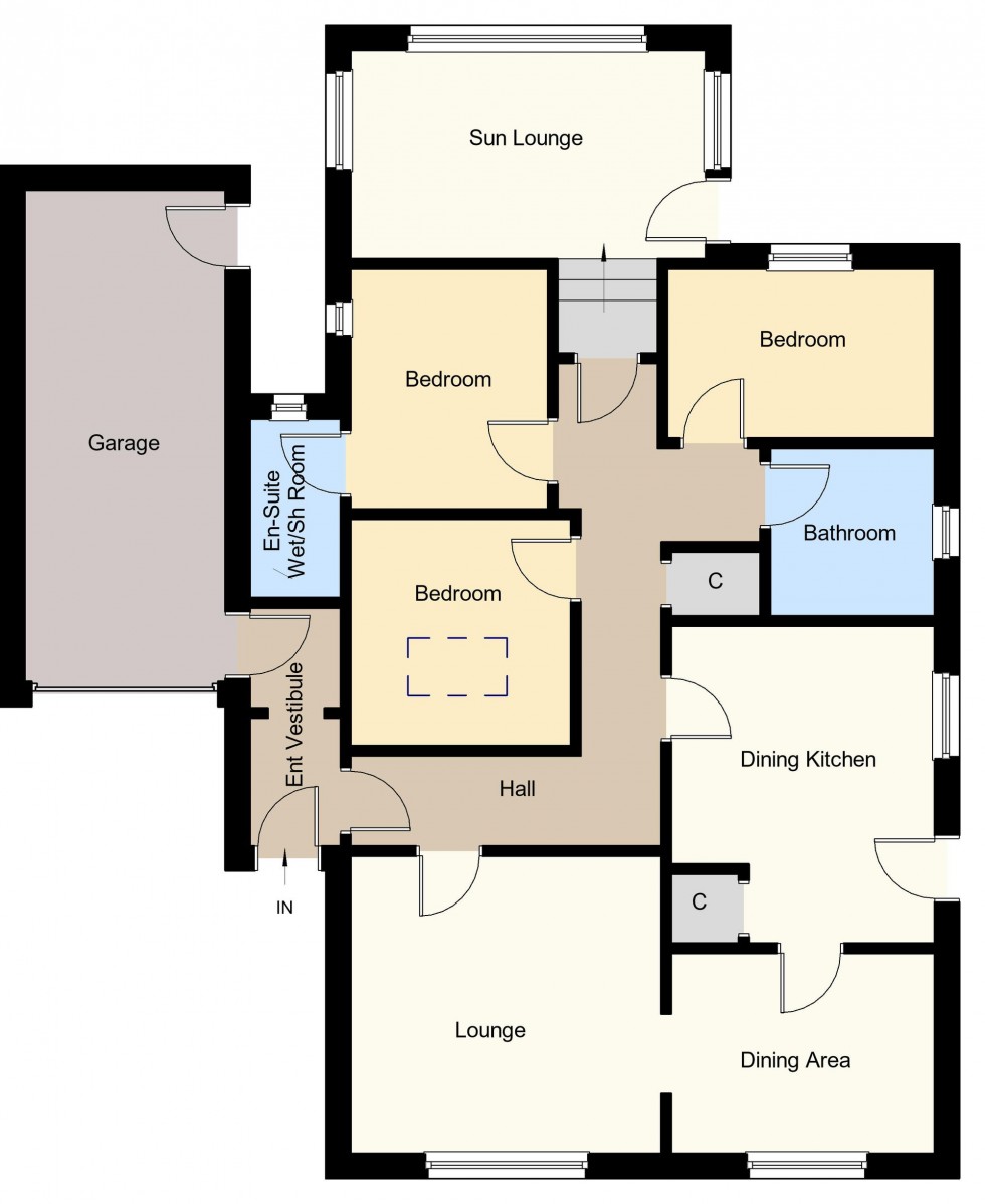 Floorplan for Huntingtower Park, Glenrothes, KY6