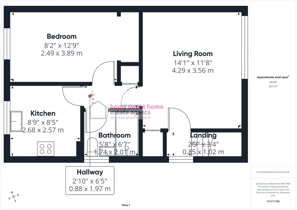 Floorplan for Scorguie Court, Inverness, IV3