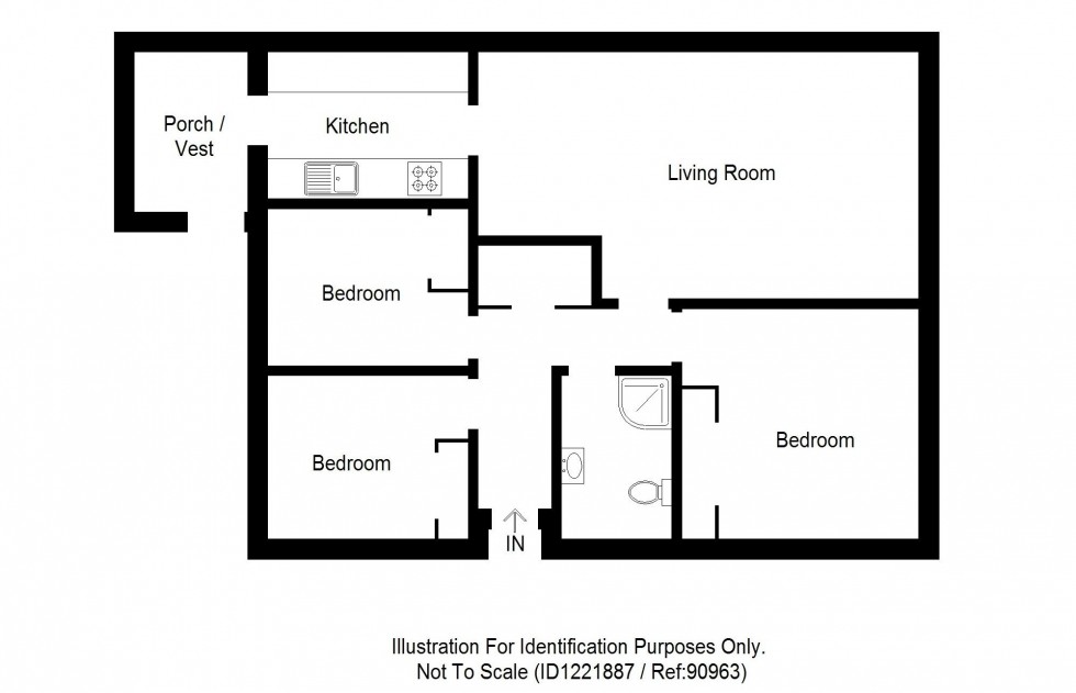 Floorplan for Darris Road, Inverness, IV2
