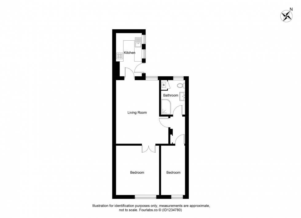 Floorplan for Wellesley Road, Methil, KY8