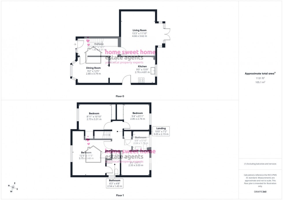 Floorplan for Westfield Drive, Westhill, IV2