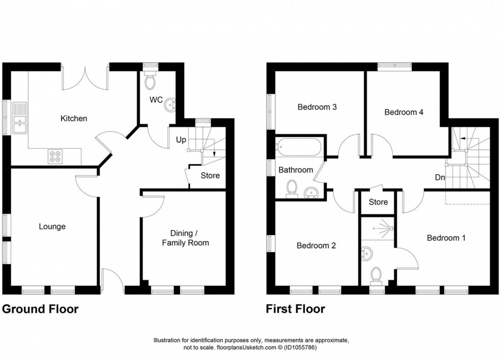 Floorplan for Macknight Crescent, Glenrothes, KY7