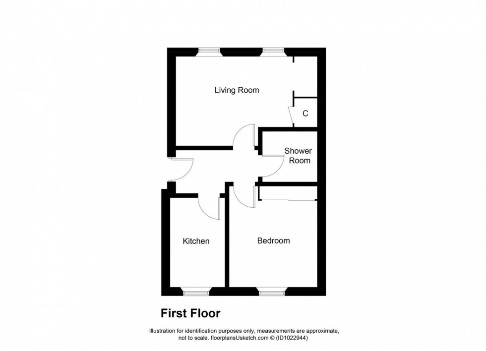 Floorplan for Commercial Street, Markinch, KY7