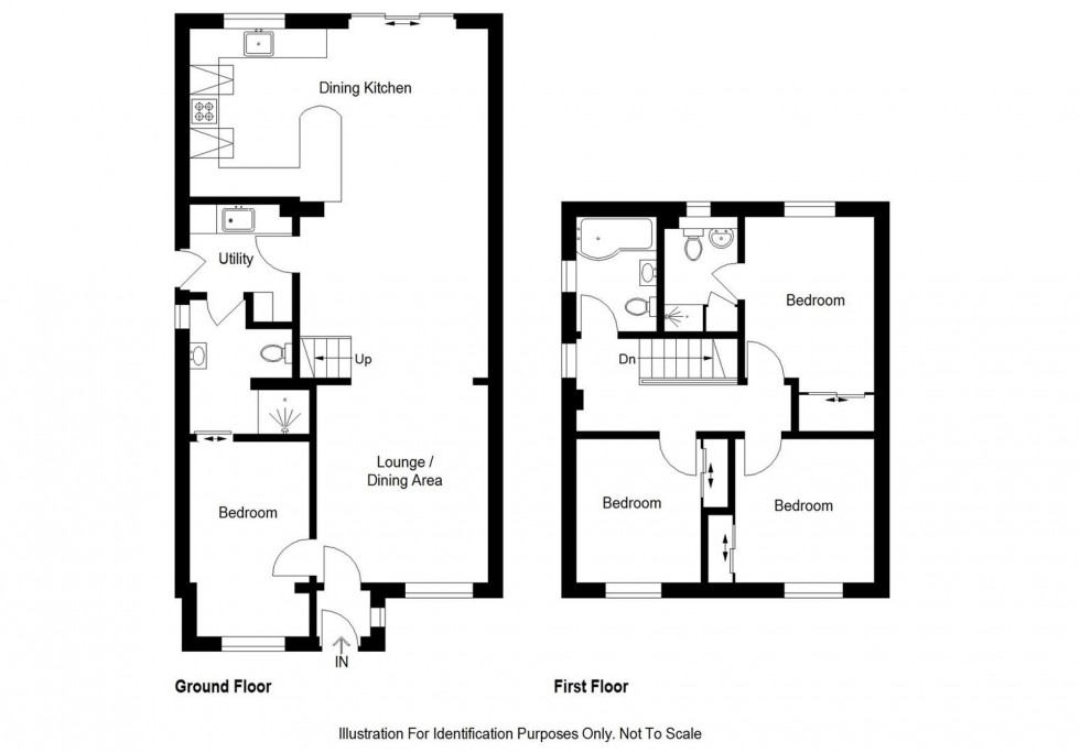 Floorplan for North Larches, Dunfermline, KY11