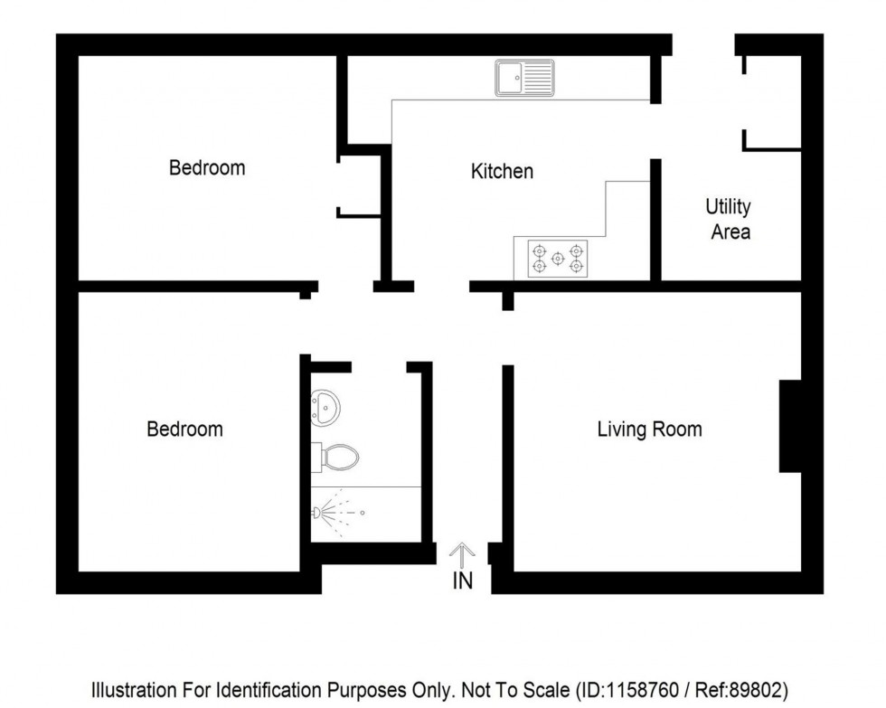 Floorplan for Sellar Place, Conon Bridge, IV7
